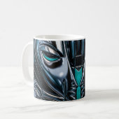 Cyber Abstract Coffee Kaffeetasse (Vorderseite Links)
