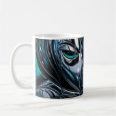 Cyber Abstract Coffee Kaffeetasse (Links)