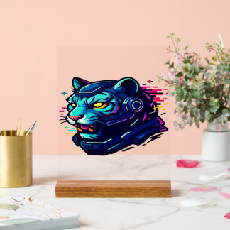 Cyber Animals - Futuristische Kreaturen der Digita Acrylschild