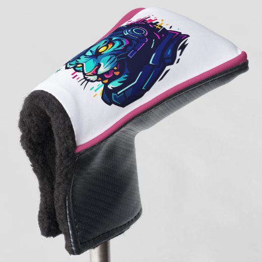 Cyber Animals - Futuristische Kreaturen der Digita Golf Headcover (3/4 Vorderseite)