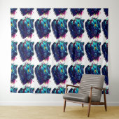 Cyber Animals - Futuristische Kreaturen der Digita Wandteppich (Beispiel (Horizontal))