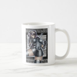 Cyber Anime Girl Kaffeetasse