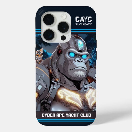 Cyber Ape Yacht Club Case-Mate iPhone Hülle (Rückseite)