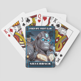Cyber Ape Yacht Club - Silverback Playing Cards Spielkarten