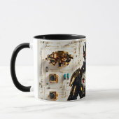 Cyber Art: Android Illustration Tasse (Links)