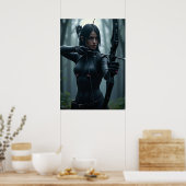 Cyber Artemis: Moon Huntress Poster (Küche)