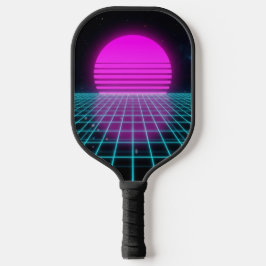 Cyber Athletic Laser Horizon Neon 80er Custom Pickleball Schläger