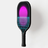Cyber Athletic Laser Horizon Neon 80er Custom  Pickleball Schläger (Links)