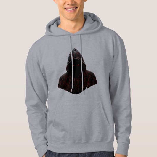 Cyber Attentäter Hoodie (Vorderseite)