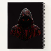 Cyber Attentäter Notizblock (Rückseite)