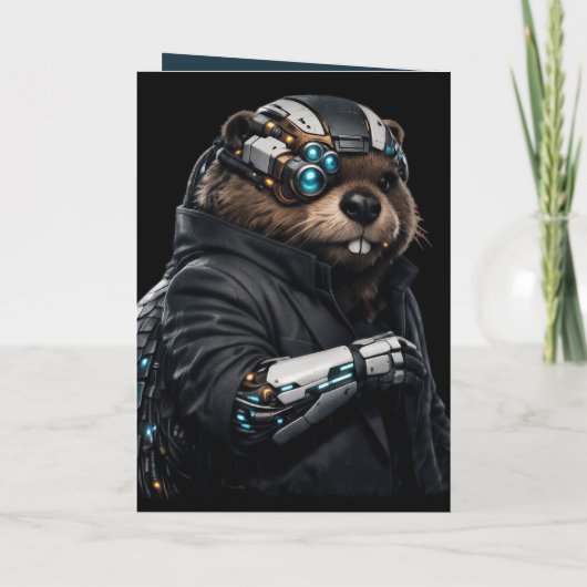 Cyber Biber Karte (Rückseite)