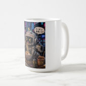 Cyber Bites – Roboter-Ramen-Nacht Kaffeetasse (VorderseiteRechts)