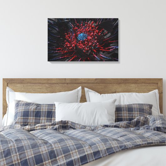 Cyber Blossom Leinwanddruck (Insitu (Schlafzimmer))