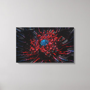 Cyber-Blüte Leinwanddruck