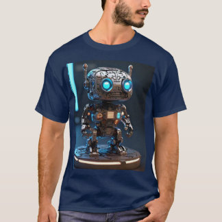 Cyber Buddy - Der futuristische Roboterbegleiter T-Shirt
