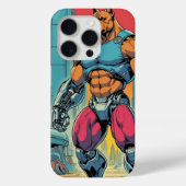 "Cyber Buff Dog – Retro Anime Robot Warrior" Case-Mate iPhone Hülle (Rückseite)