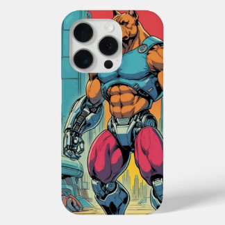 "Cyber Buff Dog – Retro Anime Robot Warrior" Case-Mate iPhone Hülle