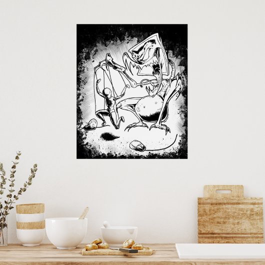 Cyber-Bully Poster (Küche)