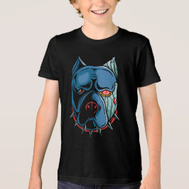 Cyber Canine: Der futuristische Wachhund Tri-Blend Shirt