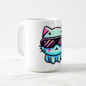 Cyber Cat Kaffeetasse (Vorderseite Links)