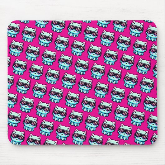 Cyber Cat Mousepad (Vorne)