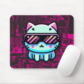 Cyber Cat Mousepad (Mit Mouse)