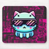 Cyber Cat Mousepad (Vorne)