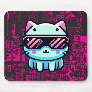 Cyber Cat Mousepad