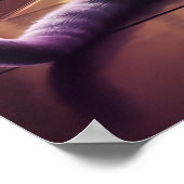 Cyber Cat Poster - Futuristische Sci-Fi Feline Wal (Ecke)