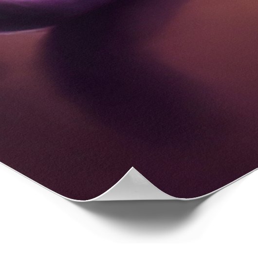 Cyber Cat Poster - Futuristische Sci-Fi Feline Wal (Ecke)