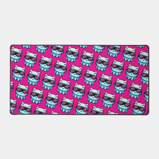 Cyber Cat Schreibtischunterlage (Vorderseite)