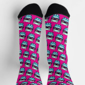 Cyber Cat Socken (Oben)