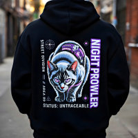 Cyber Cat Streetwear Grafik-T-Shirt für Katzenlieb