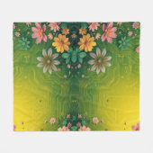 Cyber Chartreuse Fleecedecke (Vorderseite (Horizontal))