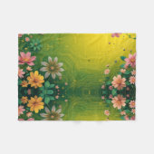 Cyber Chartreuse Fleecedecke (Vorderseite (Horizontal))