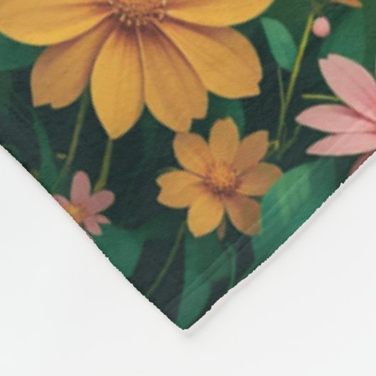 Cyber Chartreuse Fleecedecke (Ecke)