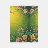 Cyber Chartreuse Fleecedecke (Vorderseite)