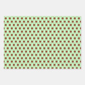 Cyber Christmas Reindeer Custom Geschenkpapier Set (Vorderseite 3)
