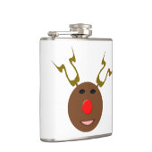 Cyber Christmas Reindeer Flask Flachmann (Rechts)