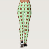 Cyber Christmas Reindeer Leggings (Rückseite)