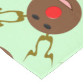 Cyber Christmas Reindeer Tablecloth Tischdecke (Schrägansicht)