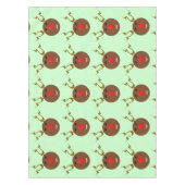 Cyber Christmas Reindeer Tablecloth Tischdecke (Vorderseite)