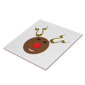 Cyber Christmas Reindeer Tile Fliese (Seite)