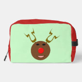 Cyber Christmas Reindeer Waschbeutel (Rückseite)