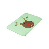 Cyber Christmas Rentier Bath Mat Badematte (Schrägansicht)