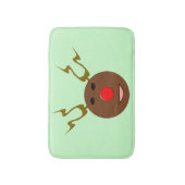 Cyber Christmas Rentier Bath Mat Badematte (Vorderseite Vertikal)