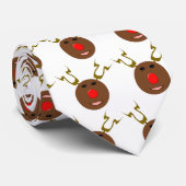 Cyber Christmas Rentier Krawatte (Gerollt)