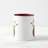Cyber Christmas Rentier Tasse (Zentrum)