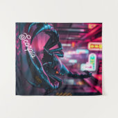 Cyber-City Skorpion Wandteppich (Vorderseite (Horizontal))