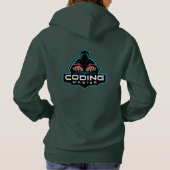 Cyber Coding Guru: Tech Geschenke Hoodie (Rückseite)